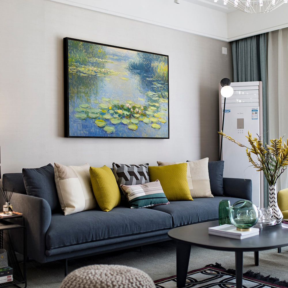 Tranquil Water Lilies Canvas Wall Art