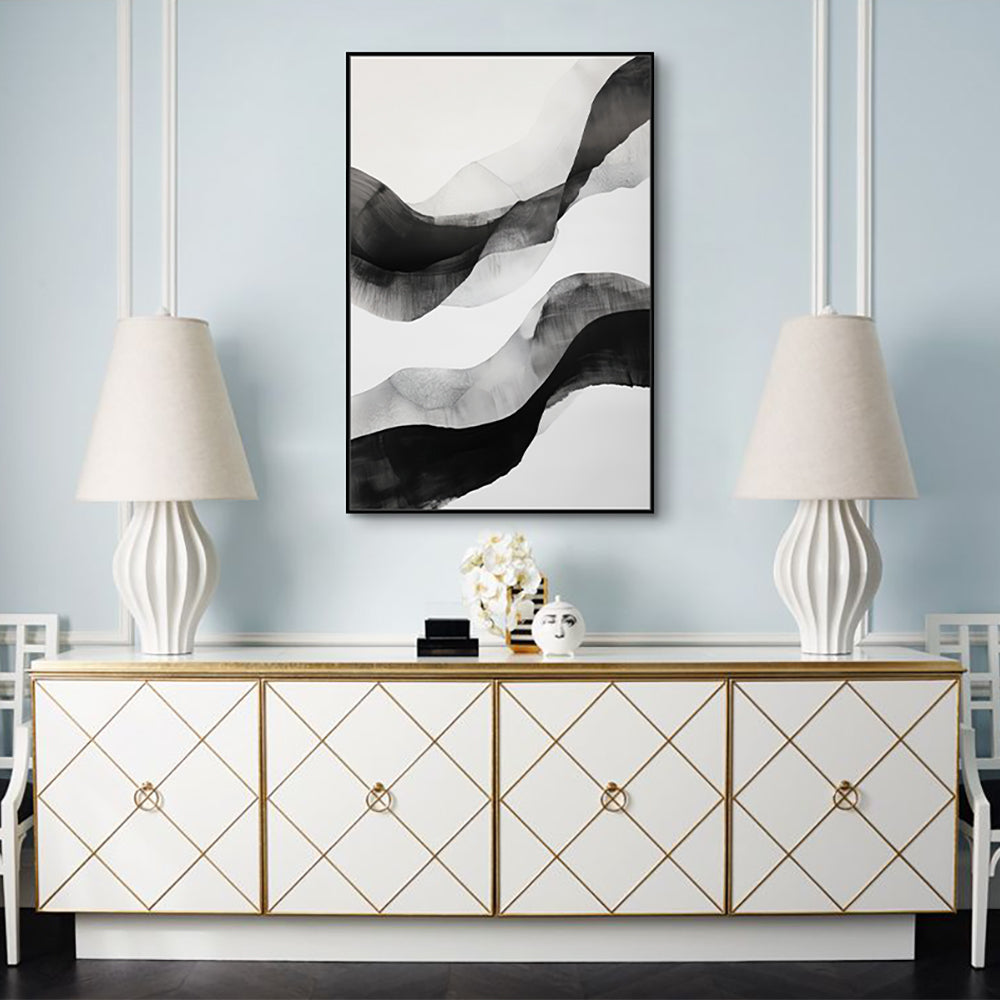 Black And White Canvas Wall Art