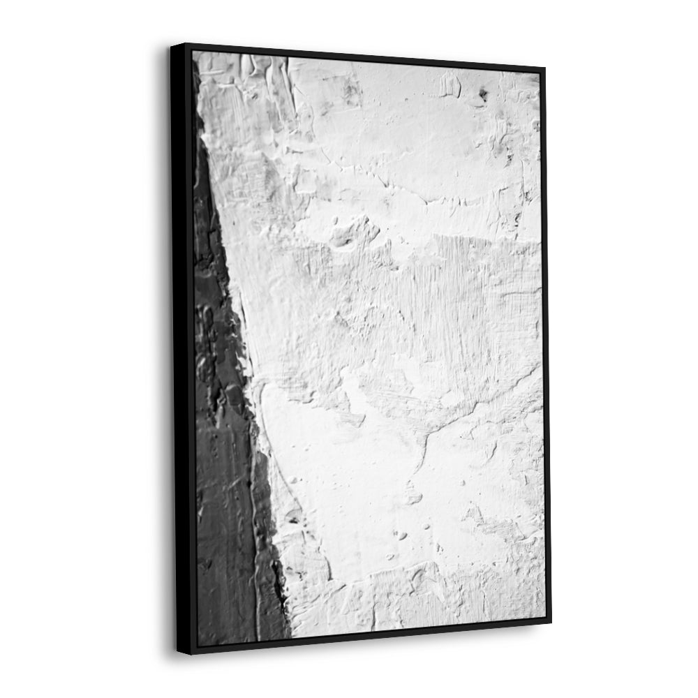 Monochrome Abstract Texture Canvas Wall Art