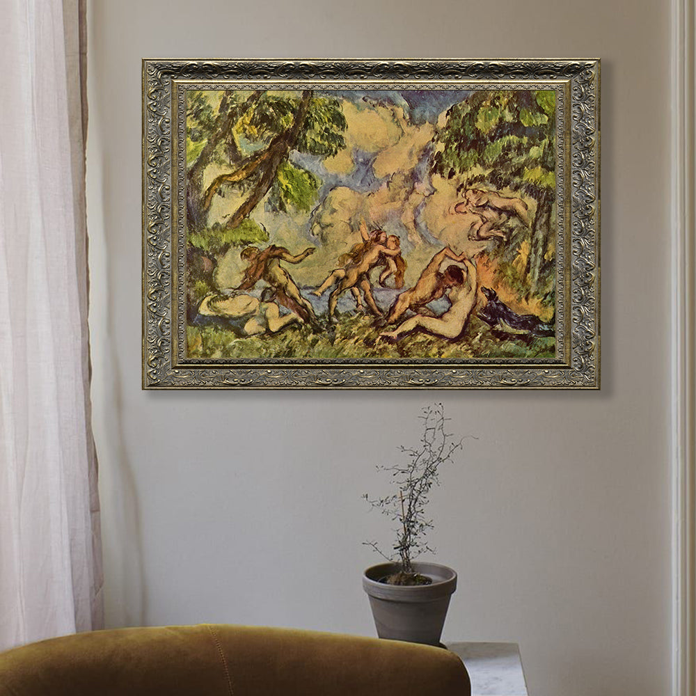 The Battle Of Love By Paul Cézanne