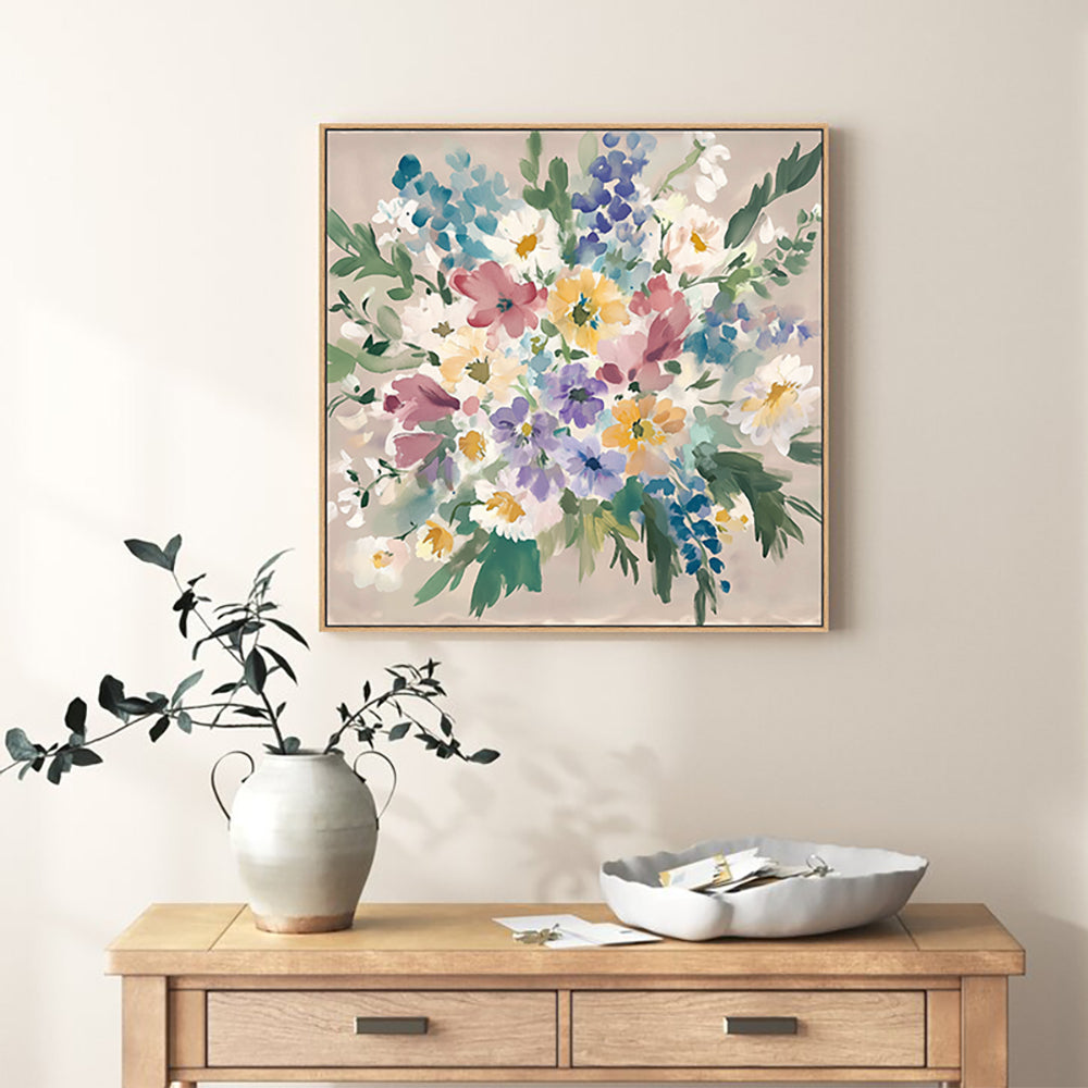 Springtime Blooms Canvas Wall Art