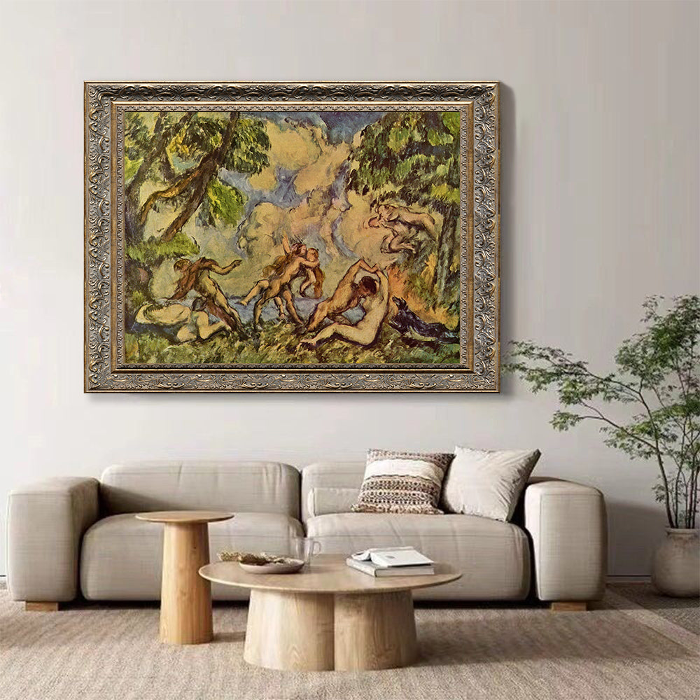 The Battle Of Love By Paul Cézanne