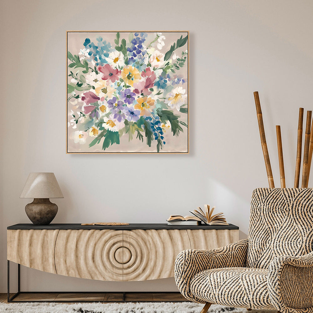 Springtime Blooms Canvas Wall Art