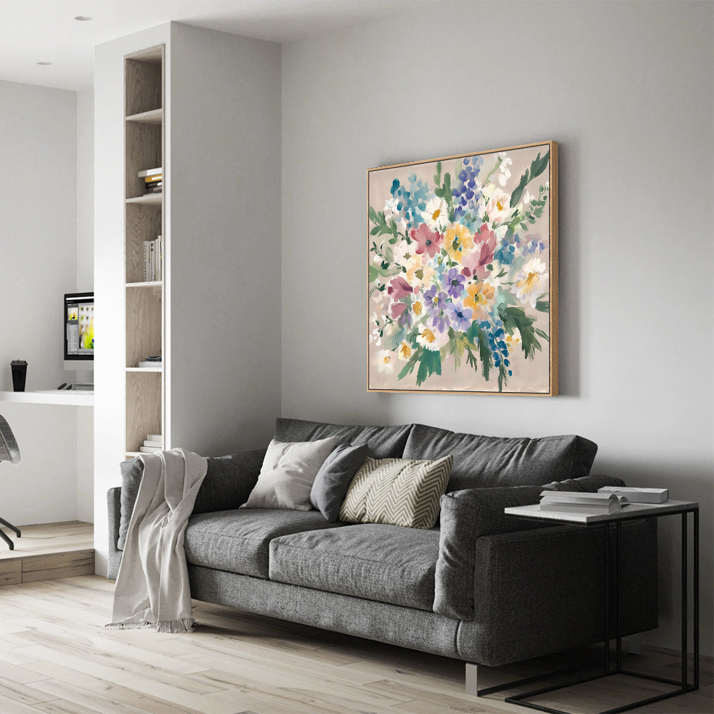 Springtime Blooms Canvas Wall Art