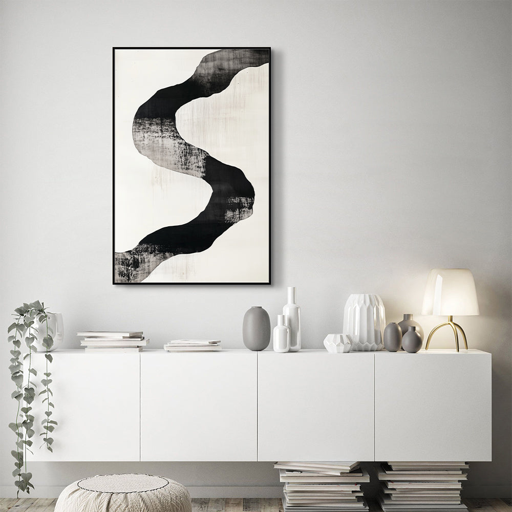 Bold Monochrome Canvas Wall Art