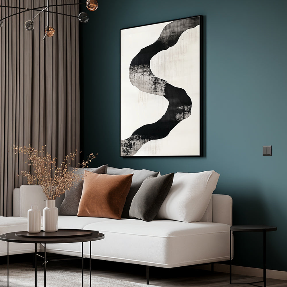 Bold Monochrome Canvas Wall Art