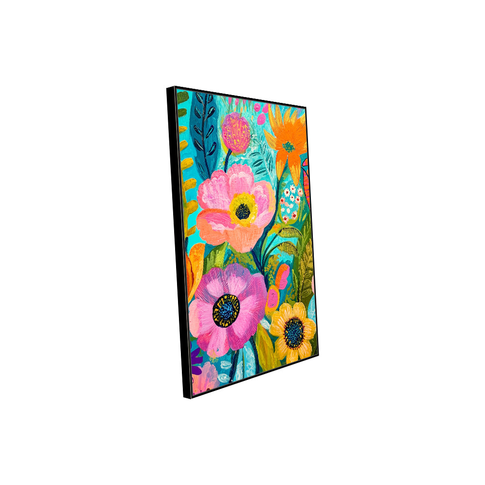 Blooming Radiance Canvas Wall Art