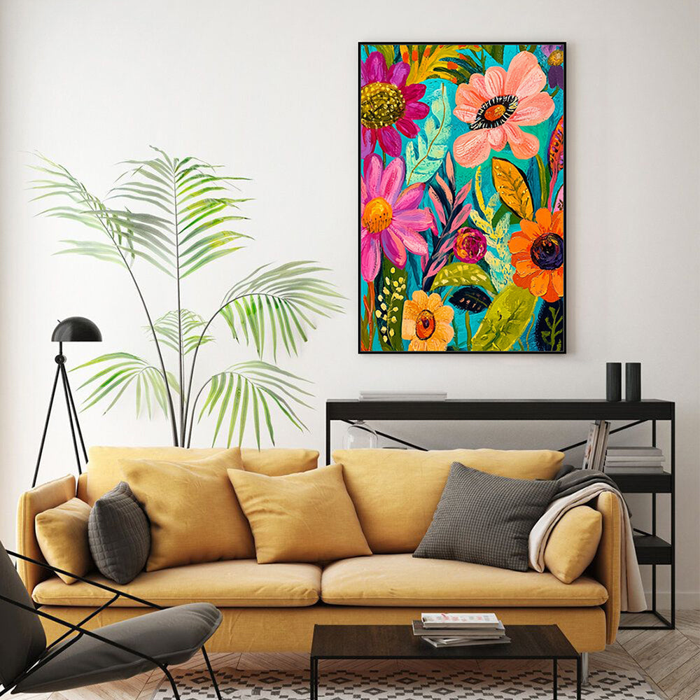 Floral Fantasy Canvas Wall Art