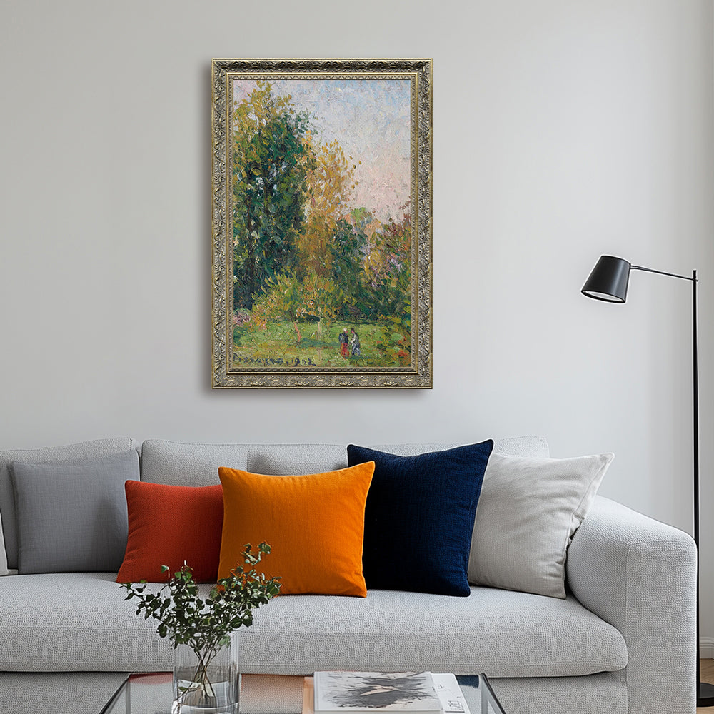 Landscape At Eragny By Camille Pissarro