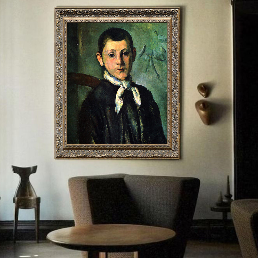 Portrait Of Louis Guillaume By Paul Cezanne