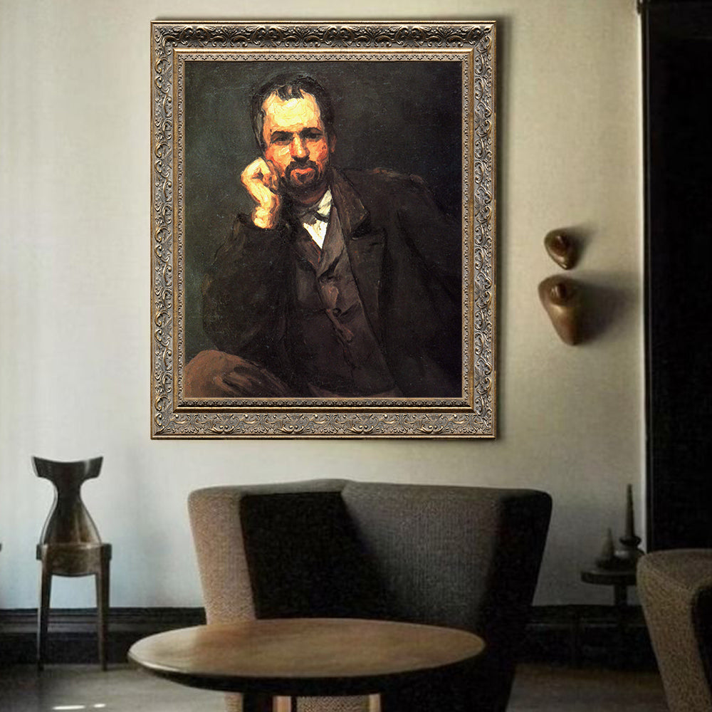 Portrait Of A Man By Paul Cézanne