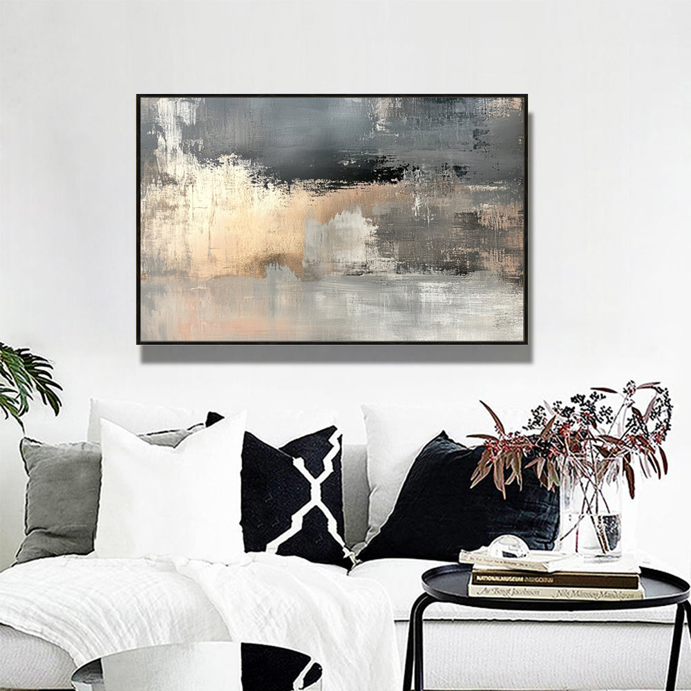 Modern Abstract Textured Canvas Wall Art