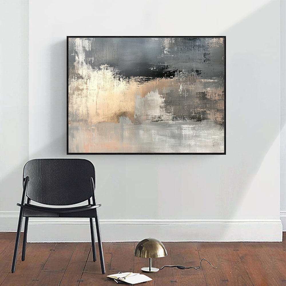 Modern Abstract Textured Canvas Wall Art