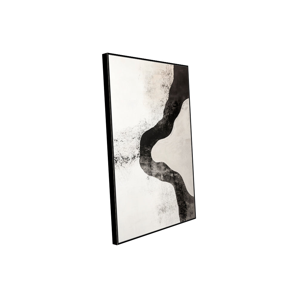 Textured Monochrome Canvas Wall Art