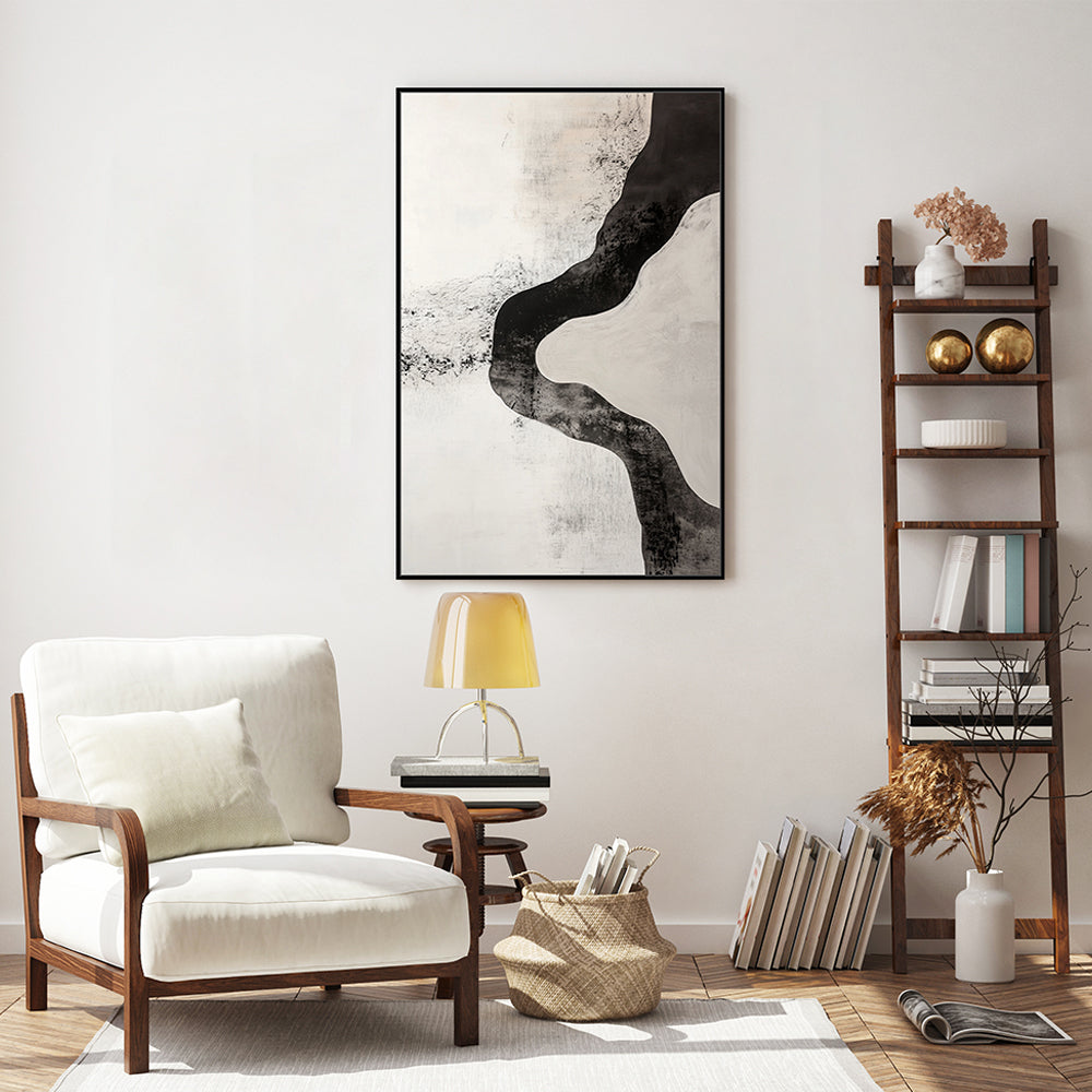 Textured Monochrome Canvas Wall Art