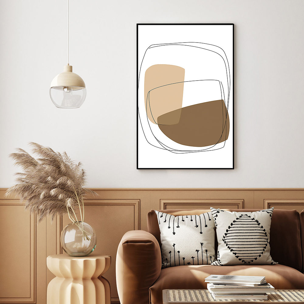 Neutral Color Palette Canvas Wall Art
