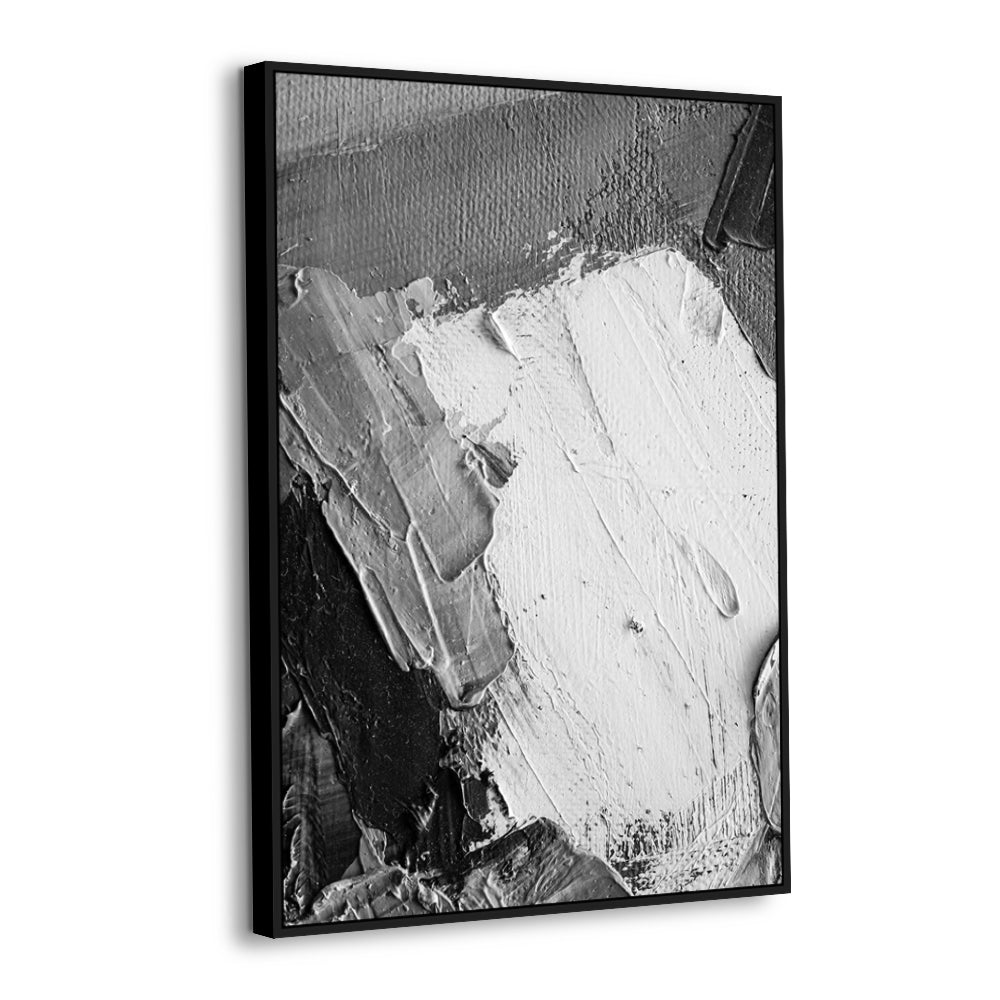 Monochrome Expression: Black and White Canvas Wall Art