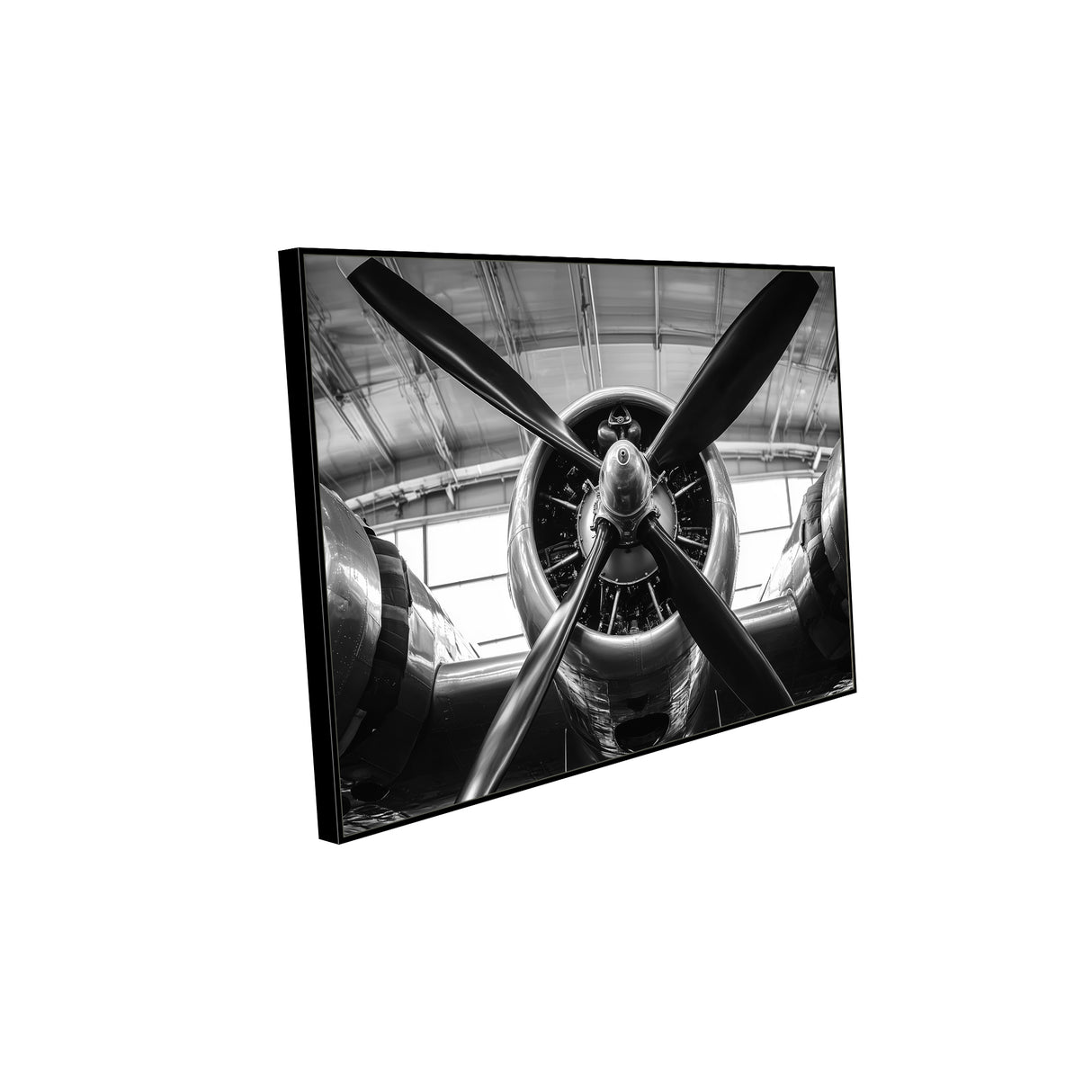 Vintage Airplane Propeller Canvas Wall Art