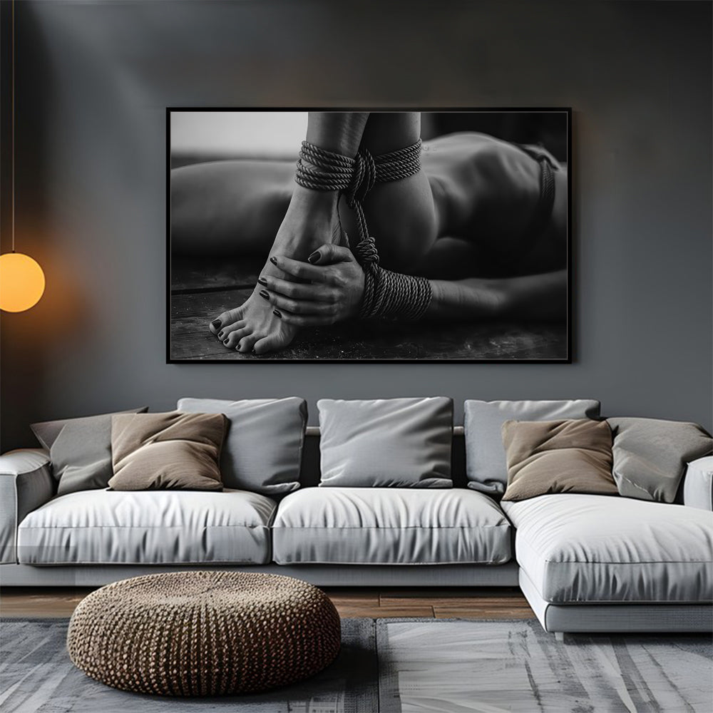 Erotic Rope Art Canvas Wall Art