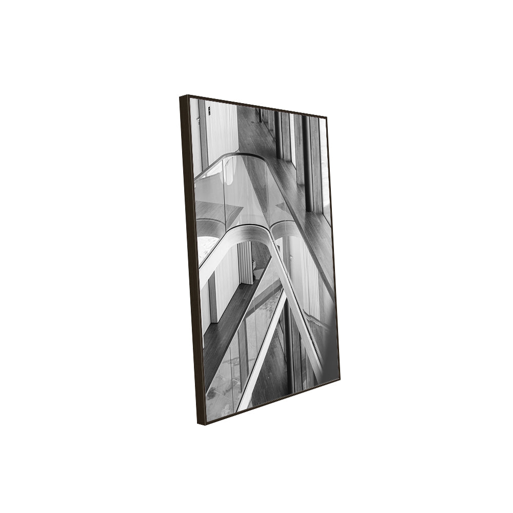Sleek Modern: Architectural Design Canvas Wall Art