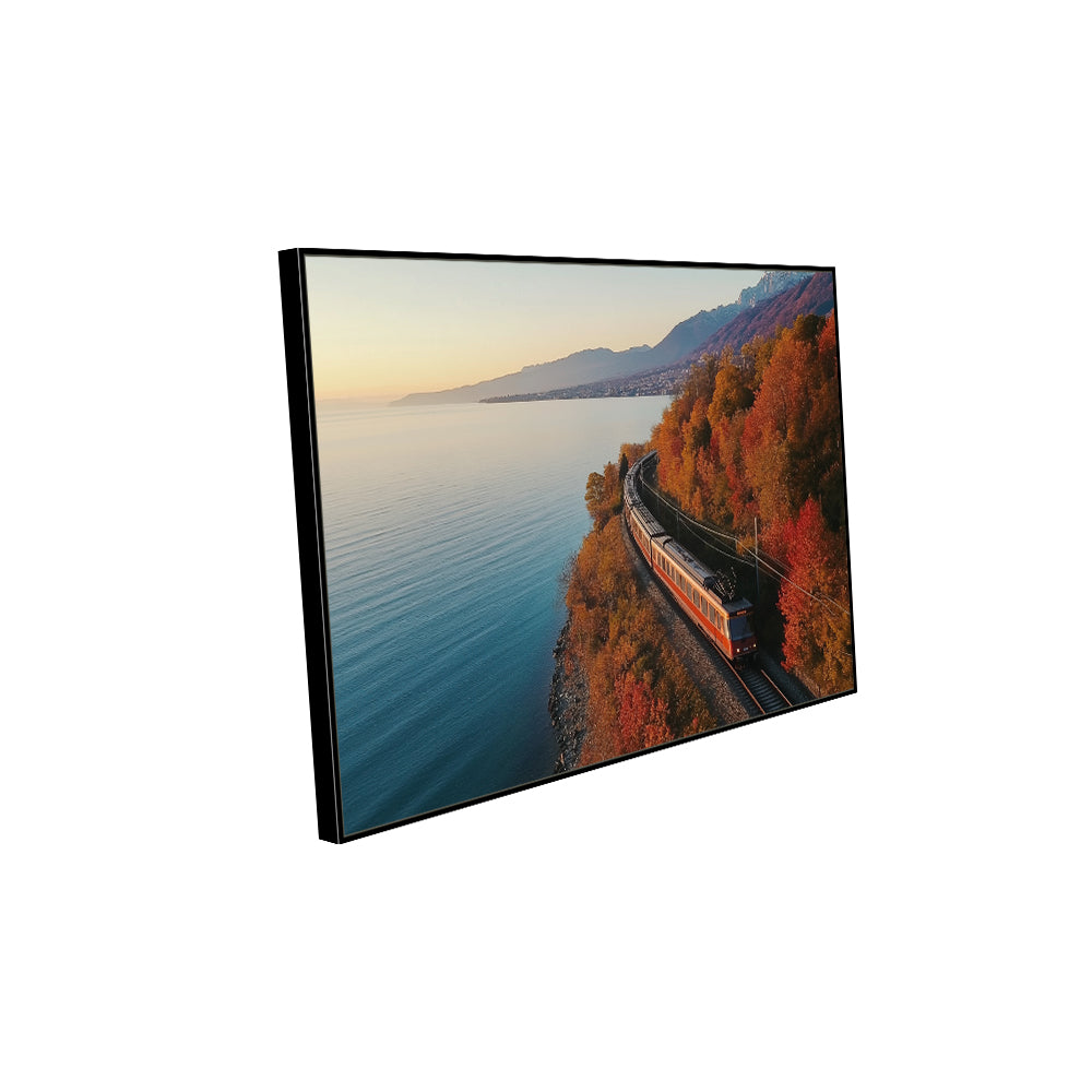 Scenic Train Journey Canvas Wall Art