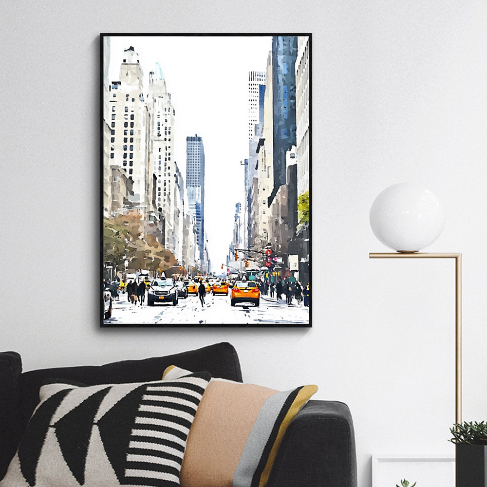Iconic Cityscape Canvas Wall Art
