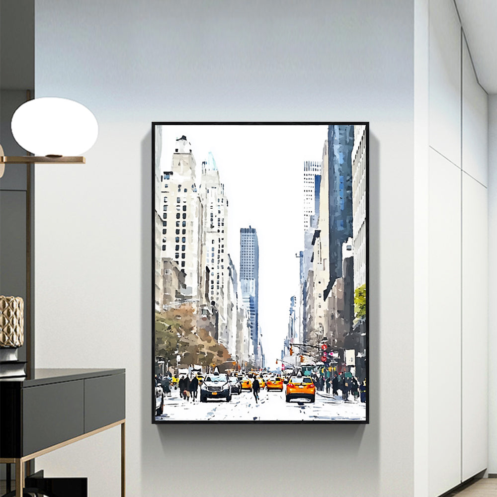 Iconic Cityscape Canvas Wall Art