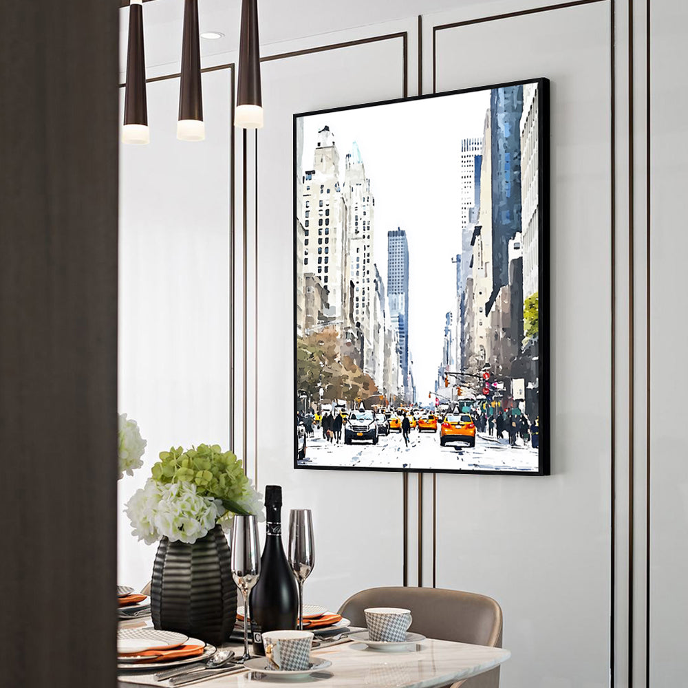 Iconic Cityscape Canvas Wall Art