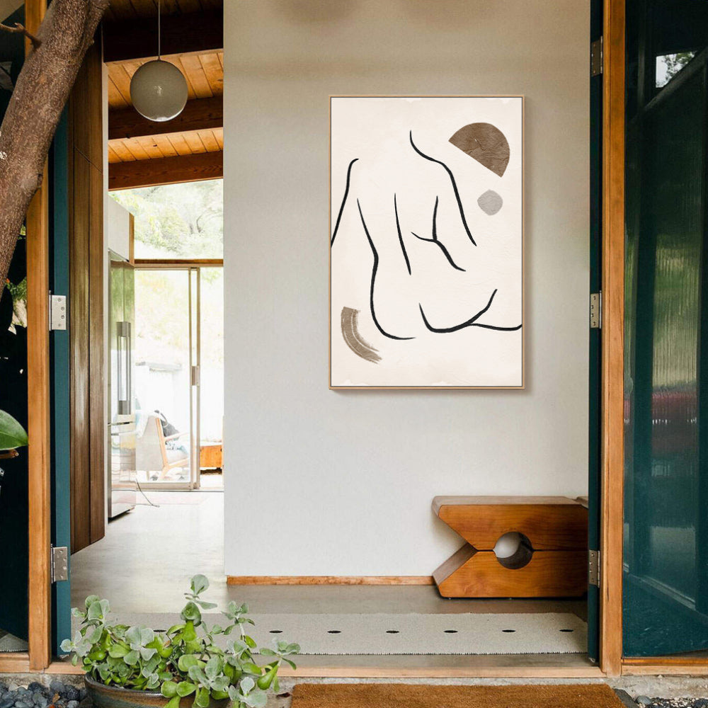 Elegance: Minimalist Line Canvas Wall Art