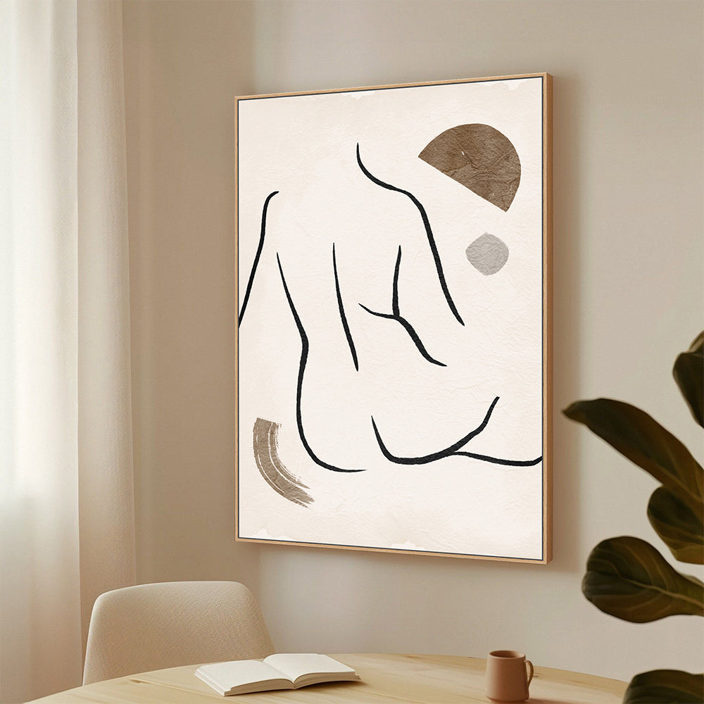 Elegance: Minimalist Line Canvas Wall Art