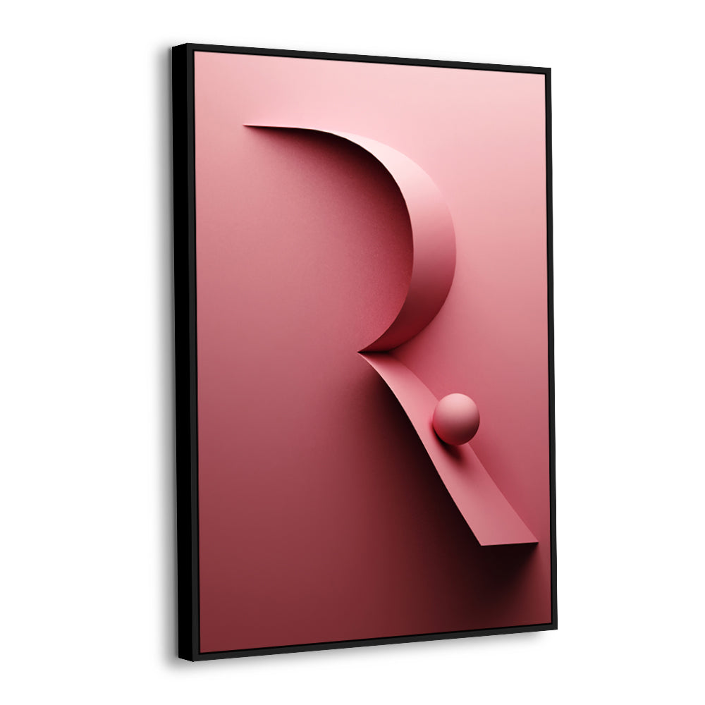 "Curved Elegance" Modern Geometric Canvas Wall Art