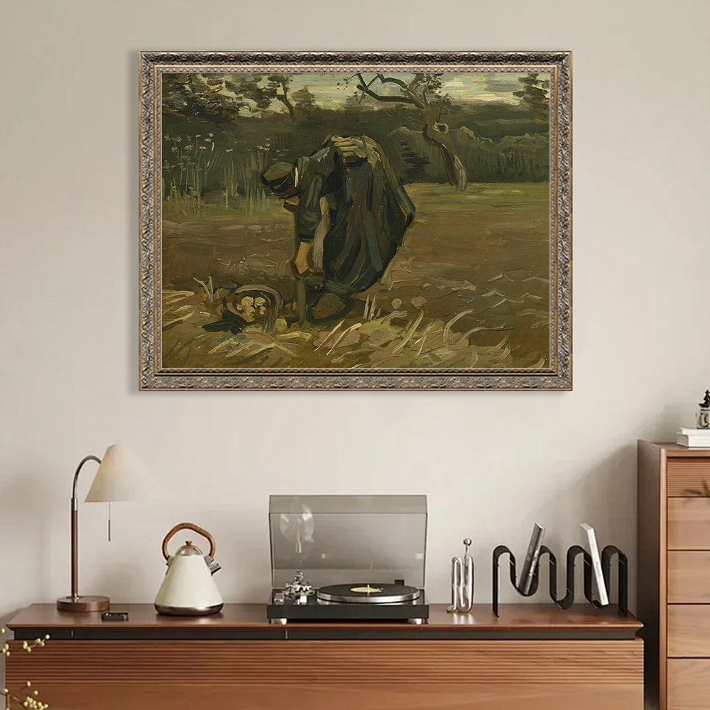Vincent Van Gogh's "Peasant Woman Digging Up Potatoes"