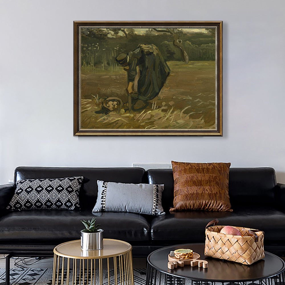 Vincent Van Gogh's "Peasant Woman Digging Up Potatoes"