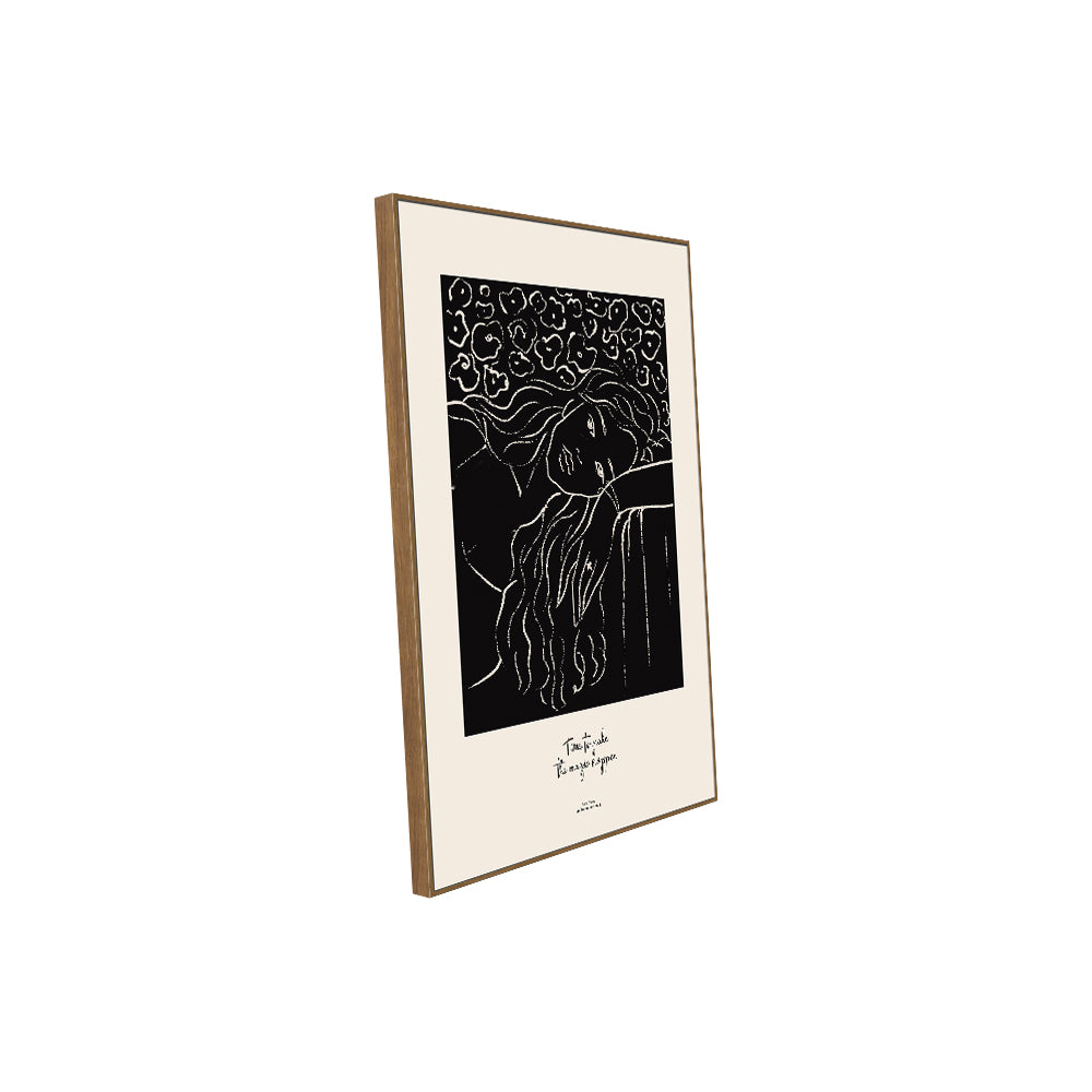 Dreamy Elegance: Minimalist Line Art Canvas Wall Art