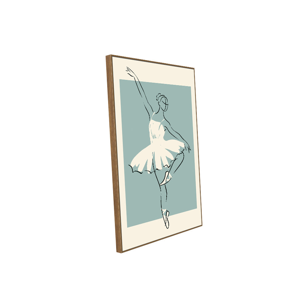 Graceful Moves: Minimalist Ballet Canvas Wall Art