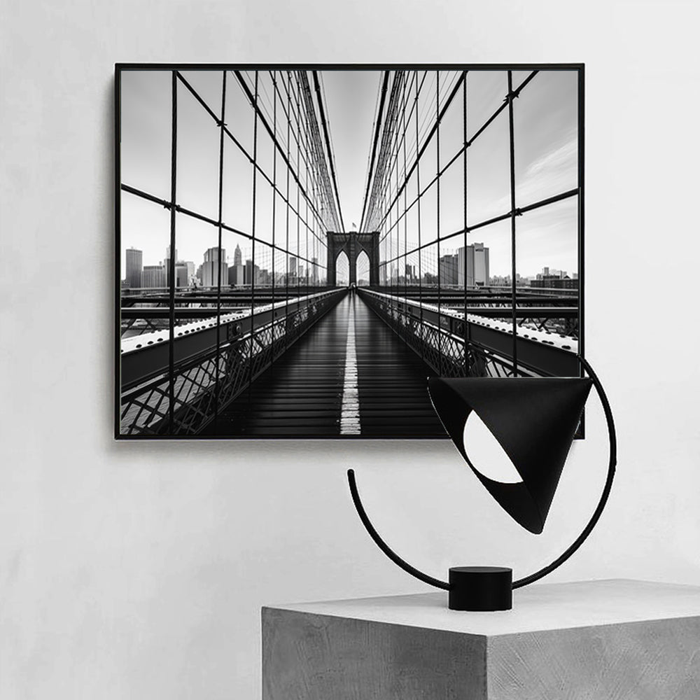 Brooklyn Bridge Perspective Canvas Wall Art