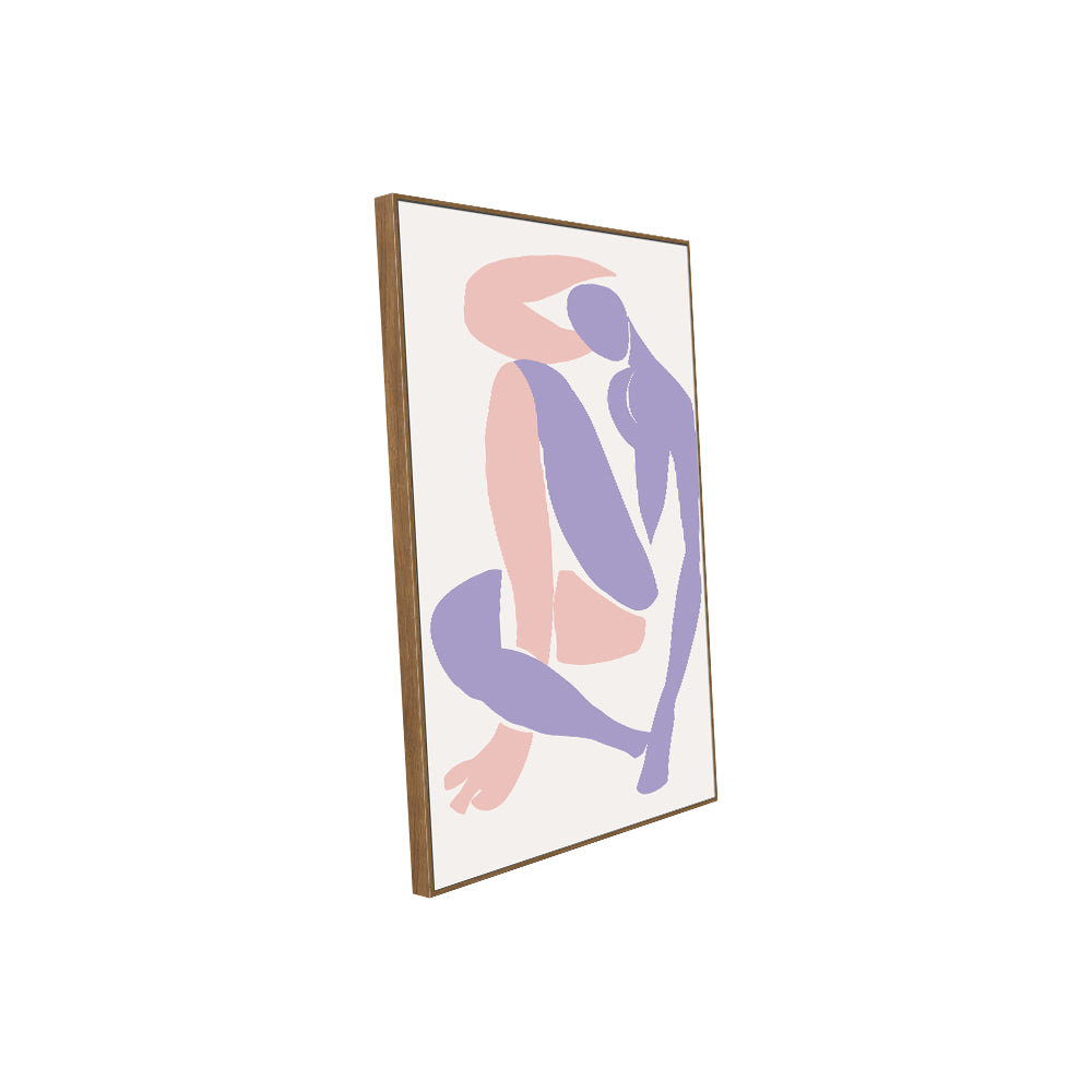 Poise: Minimalist Figure Canvas Wall Art