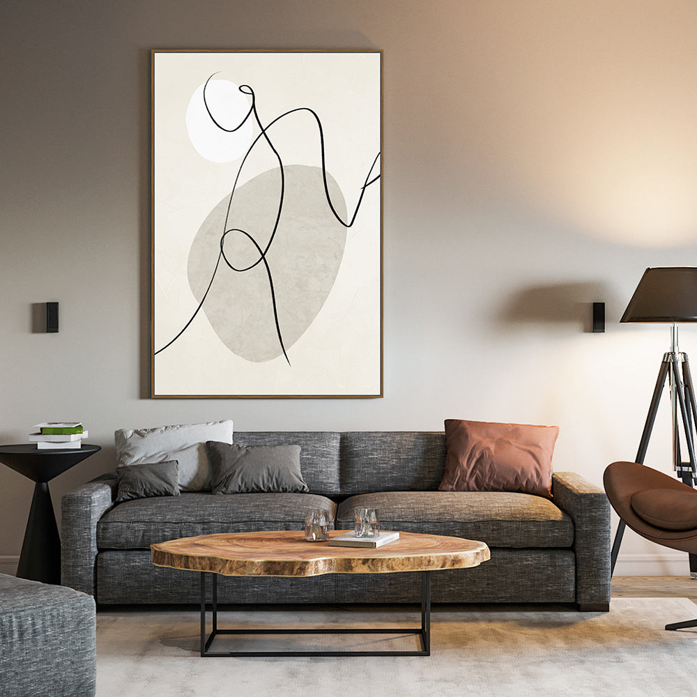 Minimalism - Graceful Lines And Subtle Tones Canvas Wall Art
