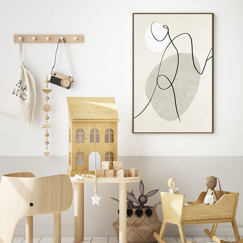 Minimalism - Graceful Lines And Subtle Tones Canvas Wall Art