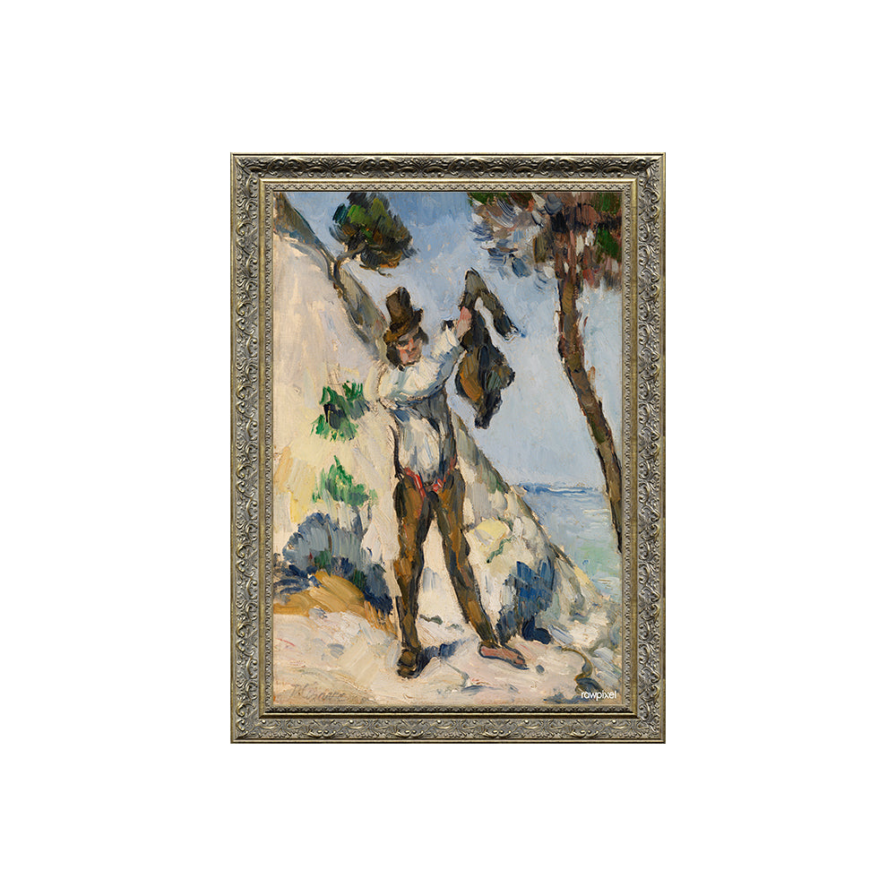 "Man with a Vest (L'Homme à la veste)" By Paul Cézanne