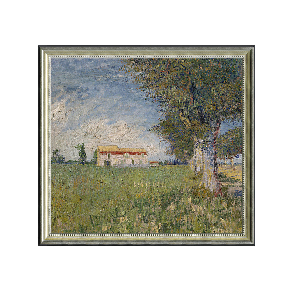 Vincent van Gogh's "Farmhouse in a Wheatfield"