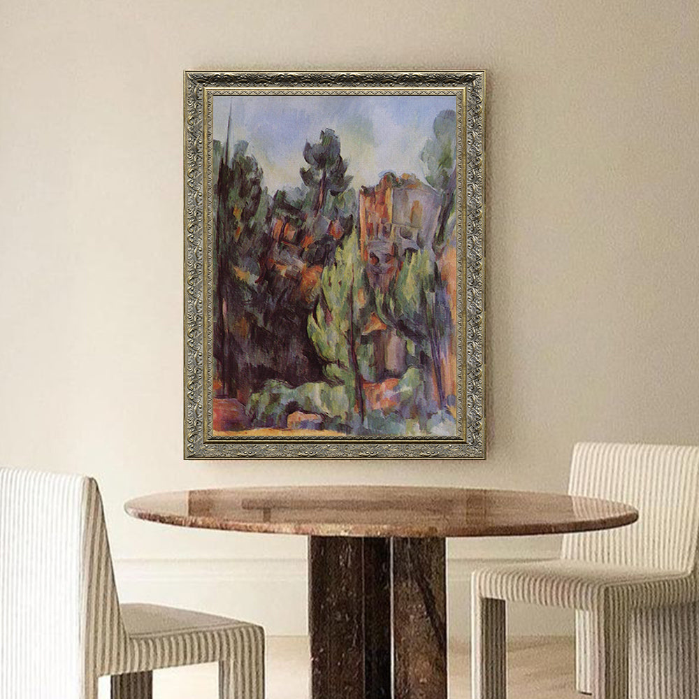 Bibémus Quarry By Paul Cézanne