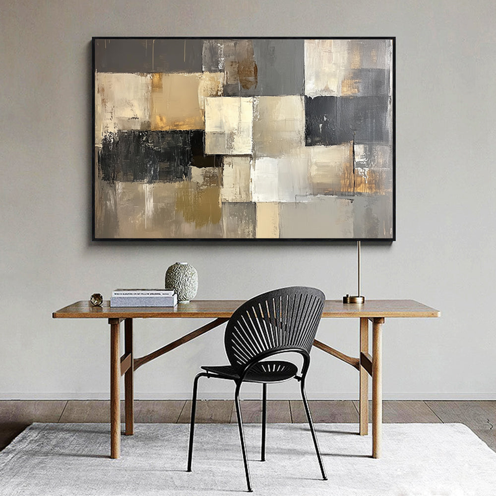 Modern Abstract Geometric Canvas Wall Art