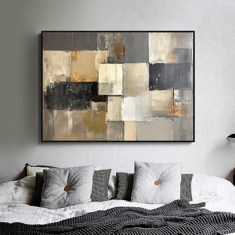 Modern Abstract Geometric Canvas Wall Art