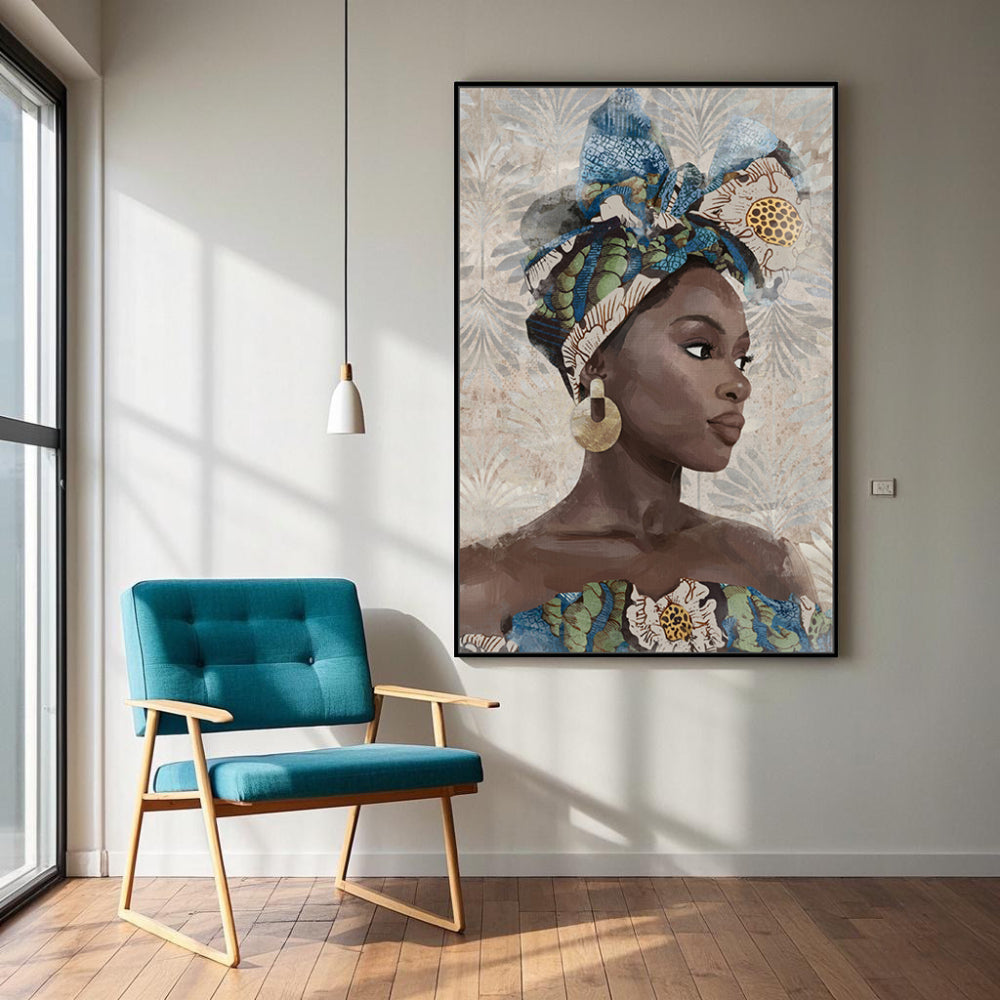 Elegant Portrait Canvas Wall Art