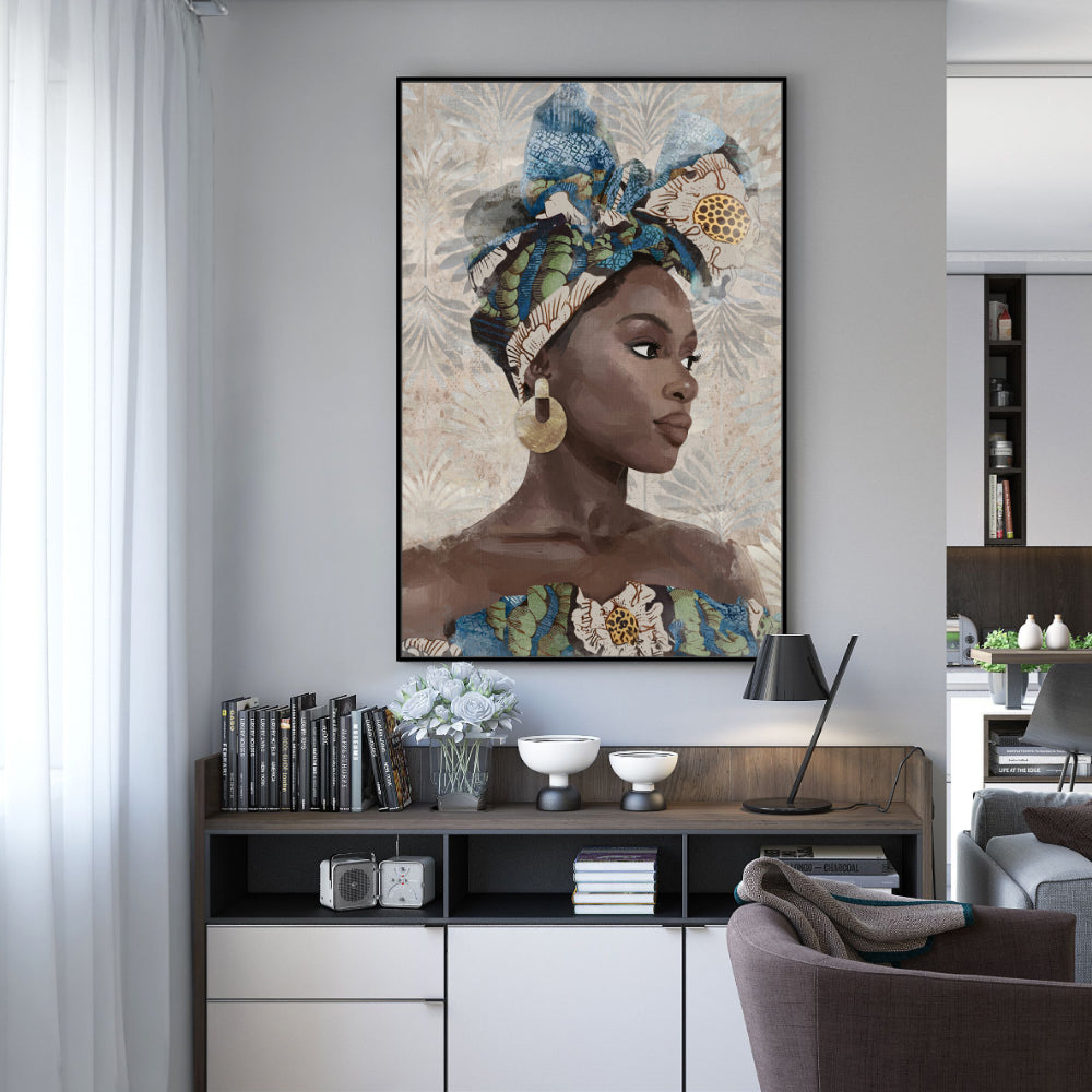 Elegant Portrait Canvas Wall Art