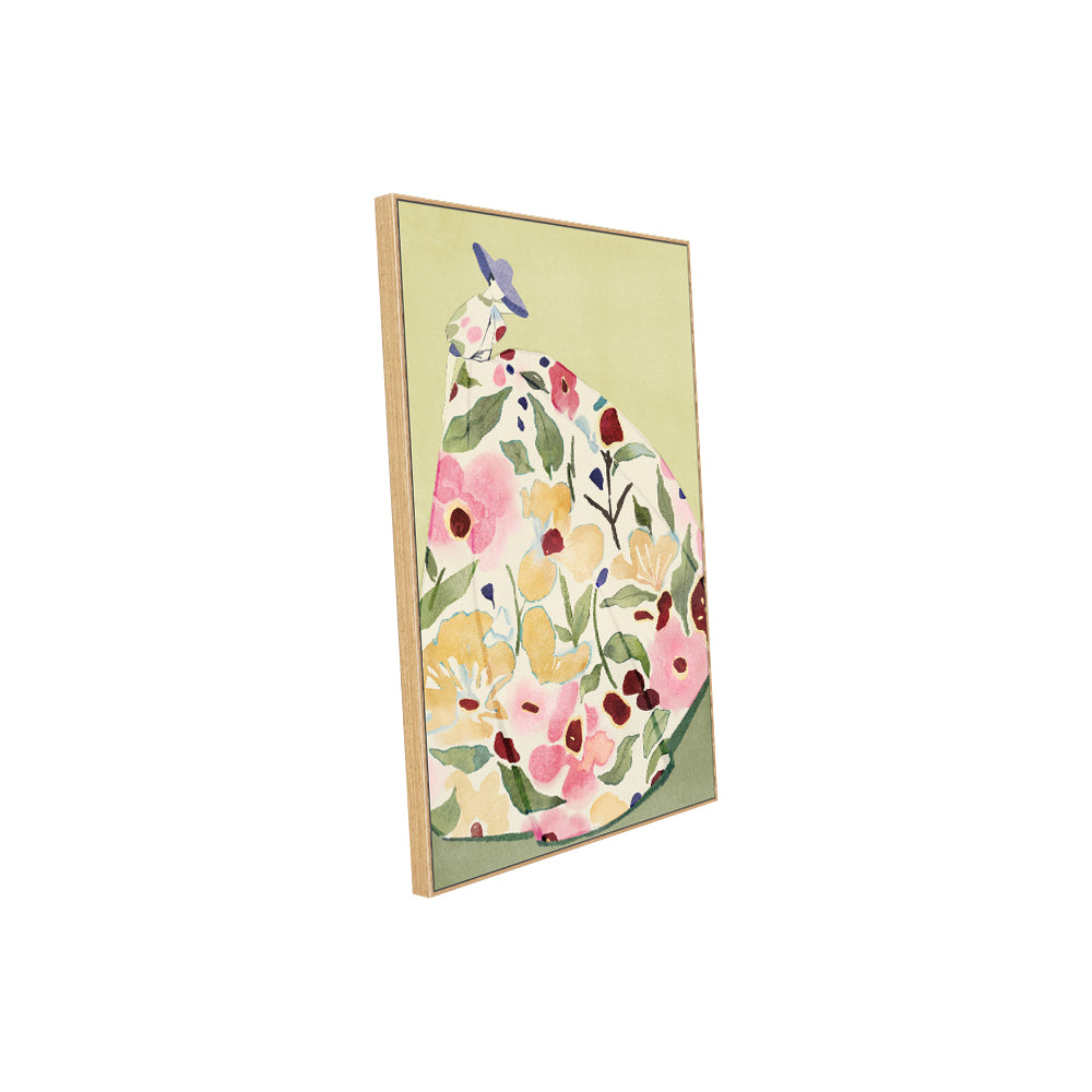 Blossoming Radiance Vibrant Floral Canvas Wall Art