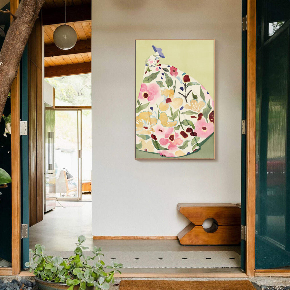 Blossoming Radiance Vibrant Floral Canvas Wall Art