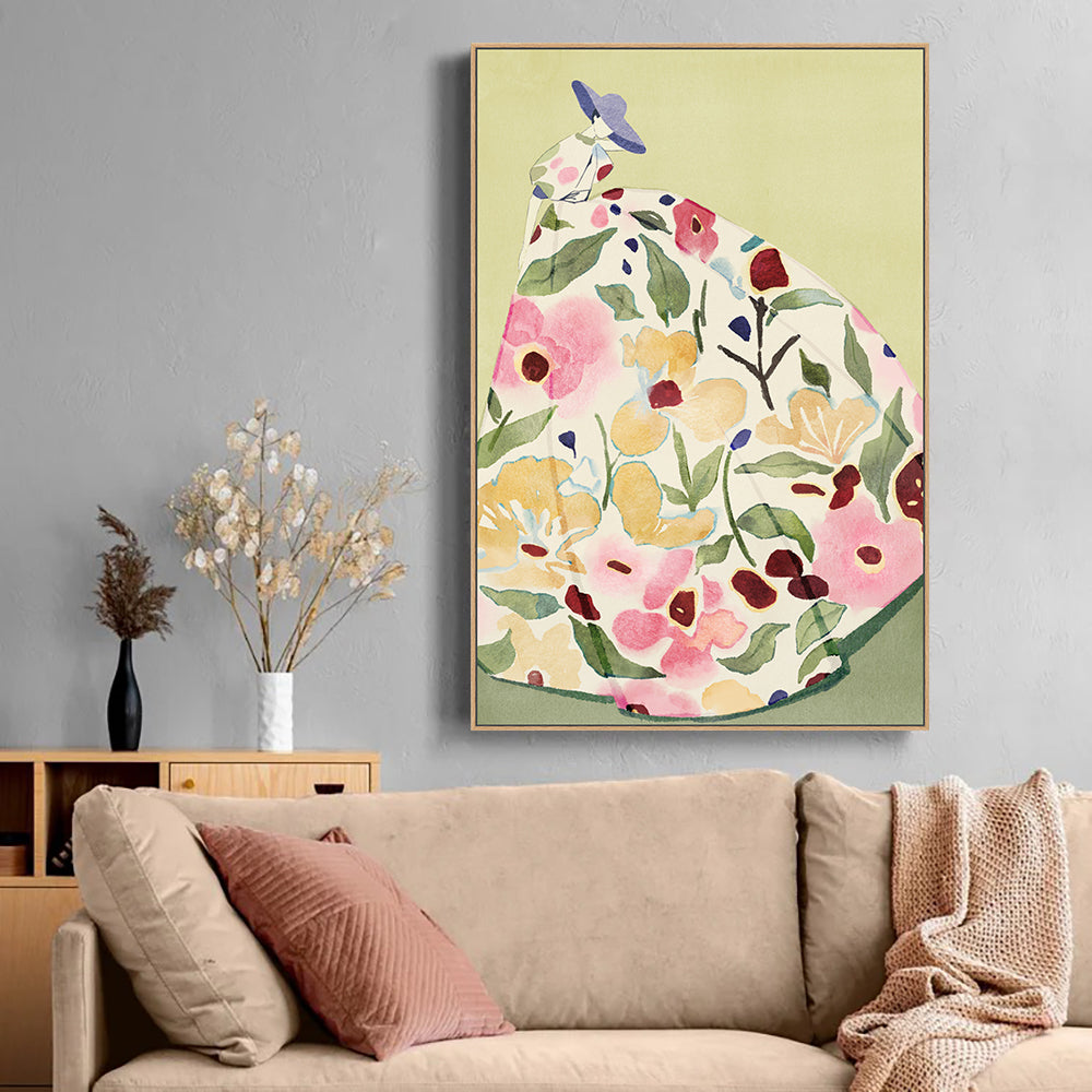 Blossoming Radiance Vibrant Floral Canvas Wall Art
