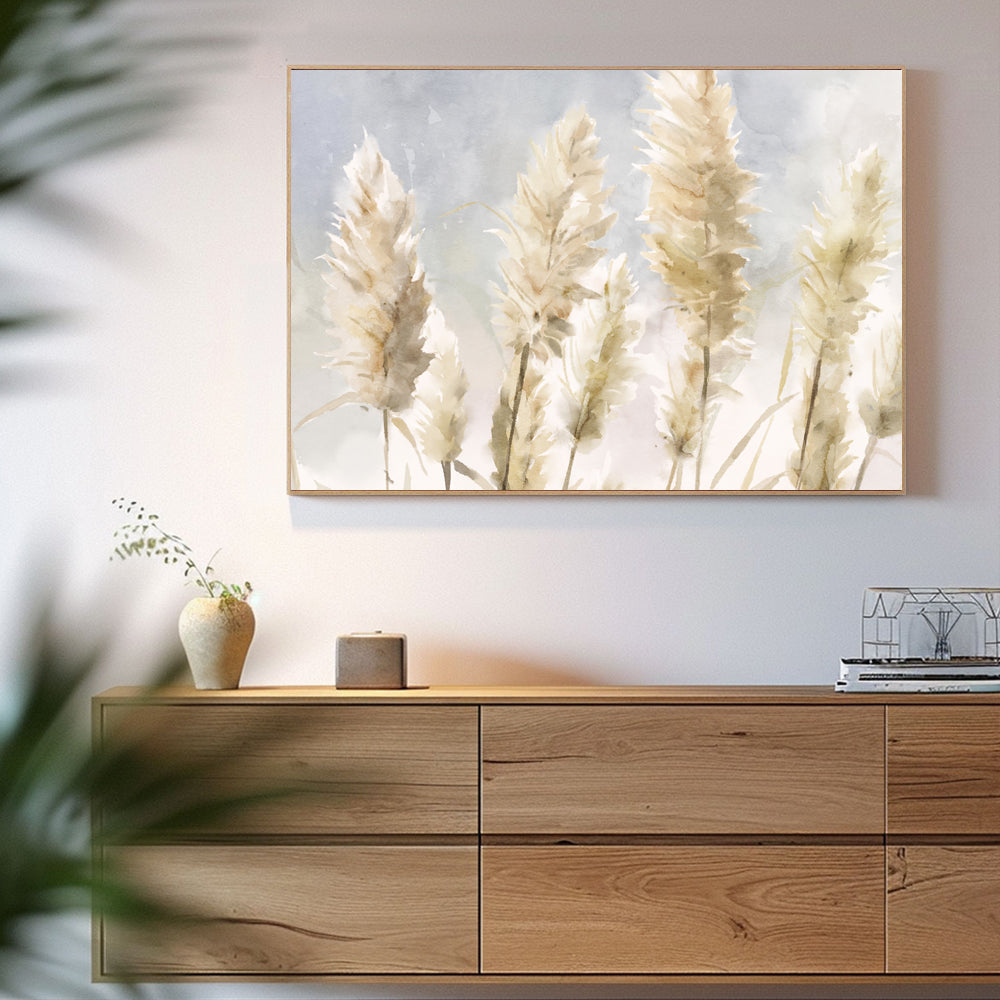 Golden Wheat Fields Canvas Wall Art